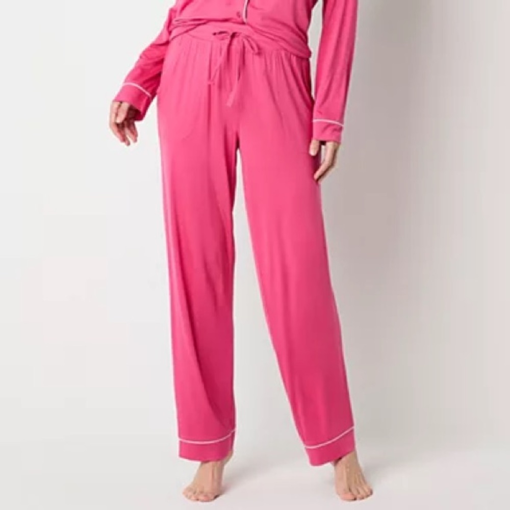 Hot Pink Cool & Calm Petite Pajama Pants